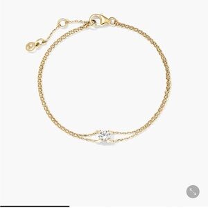 Mejuri ROUND LAB GROWN SAPPHIRE BRACELET